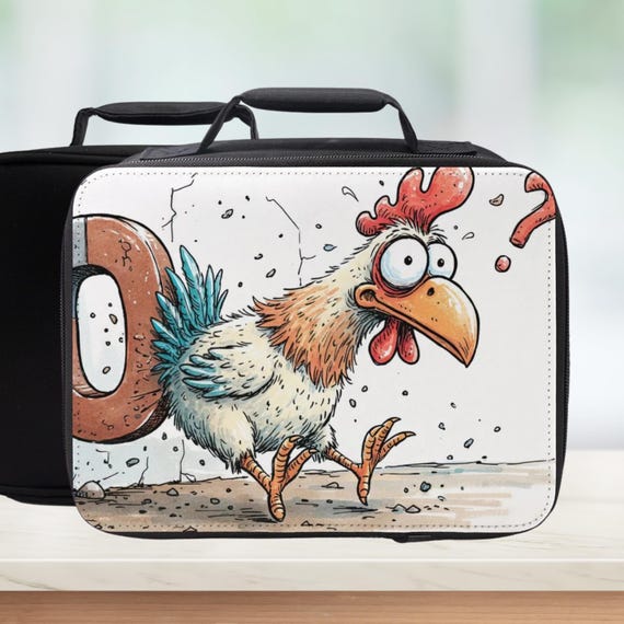 Chicken Butt Is What's Up Lunch Bag - Cartoon Art Lunchbox
