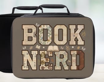 Book Nerd Insulated Lunch Bag – Bookish Reader Tote