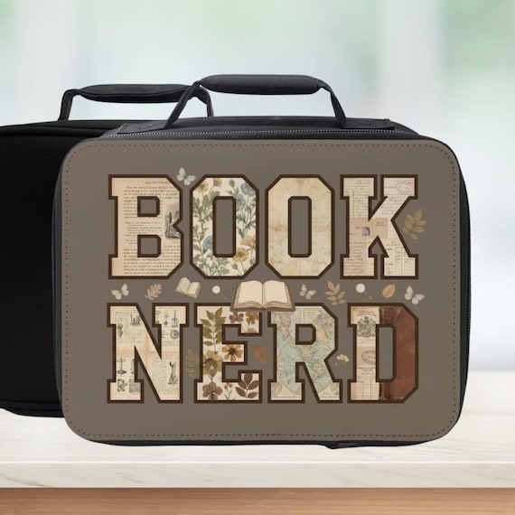 Book Nerd Insulated Lunch Bag – Bookish Reader Tote