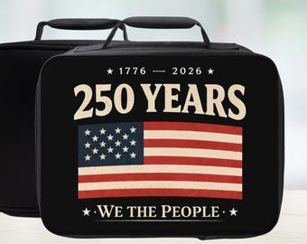 250 Years Of USA Insulated Lunch Bag - Semi-quincentennial  Lunchbox