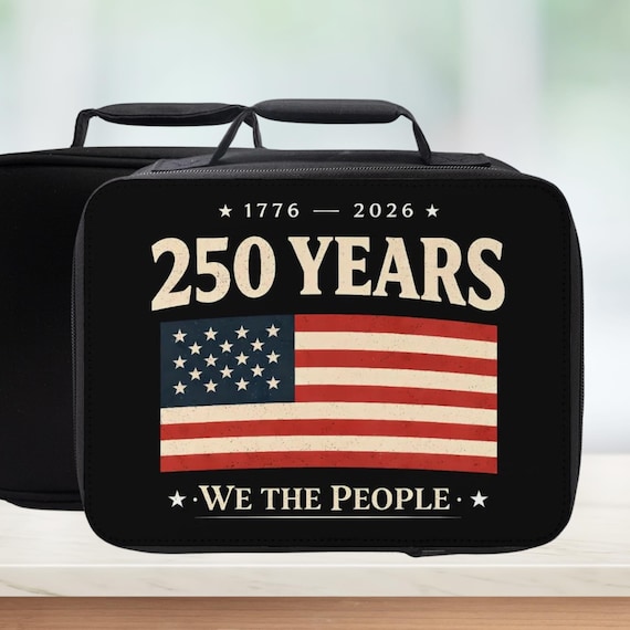 250 Years Of USA Insulated Lunch Bag - Semi-quincentennial  Lunchbox