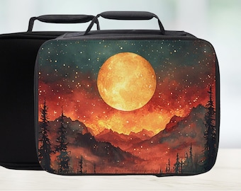 Moonlit Fantasy Forest Insulated Lunch Bag - Nature Lunchbox
