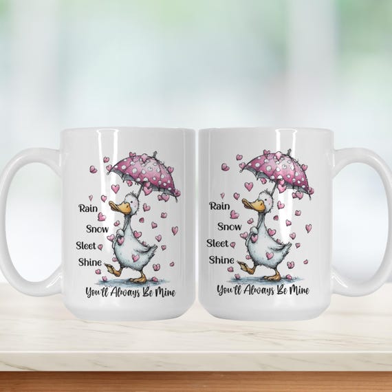 Goose Always Be Mine Mug – Funny Valentine's Ceramic Coffee Cup