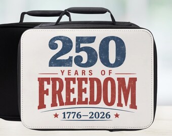 250 Years Of Freedom Insulated Lunch Bag - USA Semi Quincentennial Lunchbox