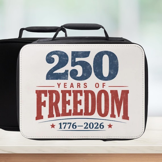 250 Years Of Freedom Insulated Lunch Bag - USA Semi Quincentennial Lunchbox