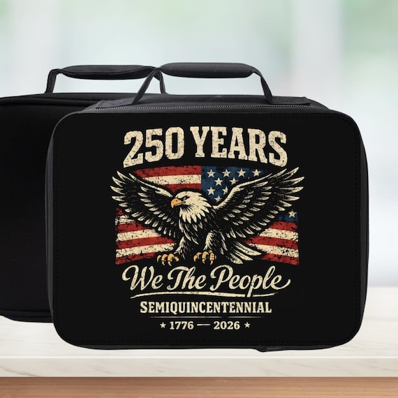 Semi-quincentennial  Anniversary Insulated Lunch Bag - 250 Years America Lunchbox