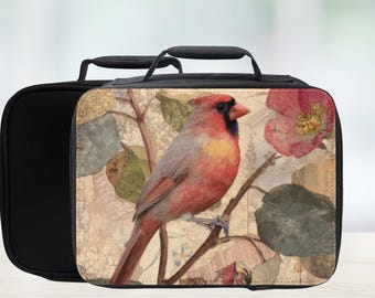 Summers Keepsake Red Cardinal Insulated Lunch Bag- Gift for Bird Lover