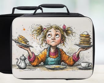 Breakfast At Brandy's Insulated Lunch Bag - Cartoon Art Lunchbox