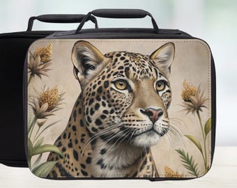 Leopard Insulated Lunch Bag - Big Cat Lover Lunchbox