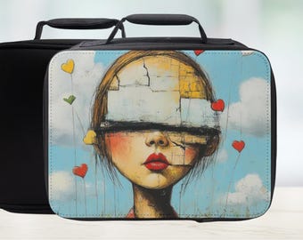 Metaphor "Forget Your Past" Insulated Lunch Bag- Adult Art Lunchbox