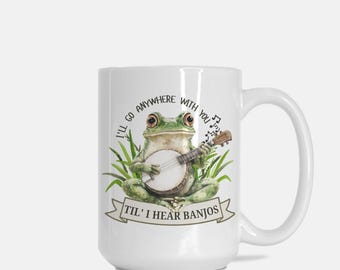 Banjo Frog Mug: Funny Movie Lover Gift, Dark Humor Present