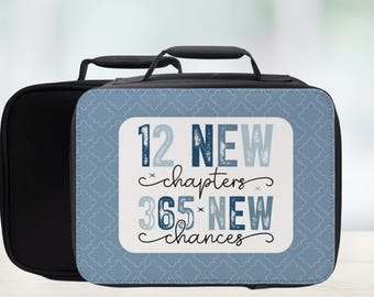 2026 New Year Lunch Bag – 12 Chapters 365 Chances – Motivational Tote for Adults