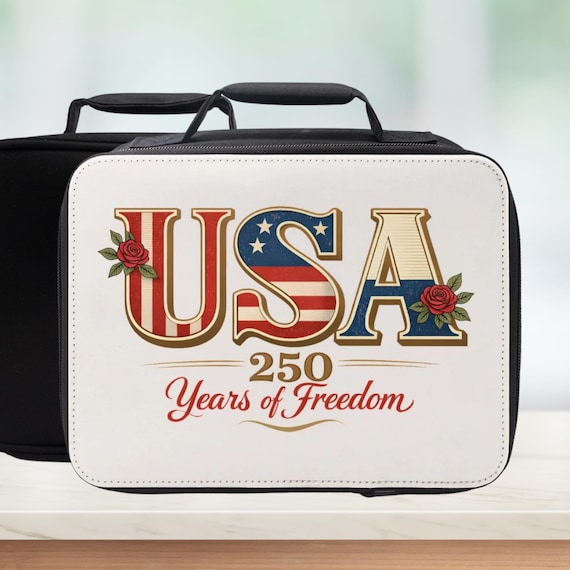 USA 250 Years Of Freedom Insulated Lunch Bag - Semiquincentennial  Lunchbox