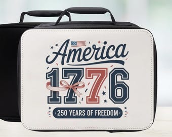 Coquette 250 Years Of Freedom Insulated Lunch Bag - USA Semi Quincentennial Lunchbox