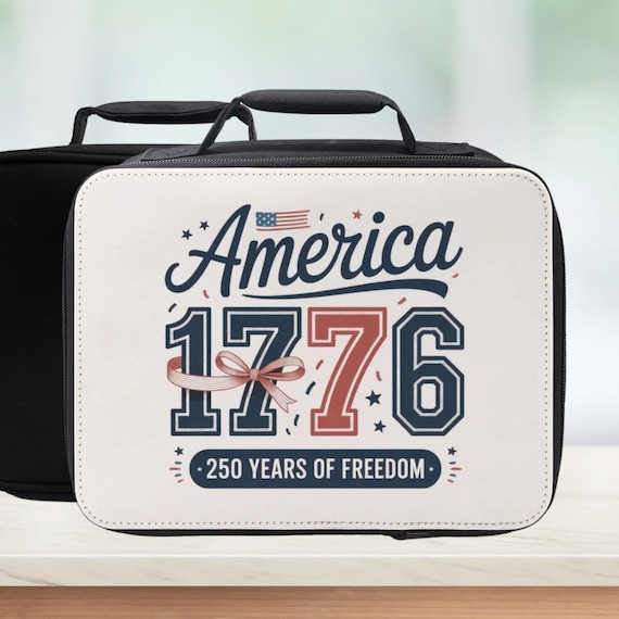 Coquette 250 Years Of Freedom Insulated Lunch Bag - USA Semi Quincentennial Lunchbox
