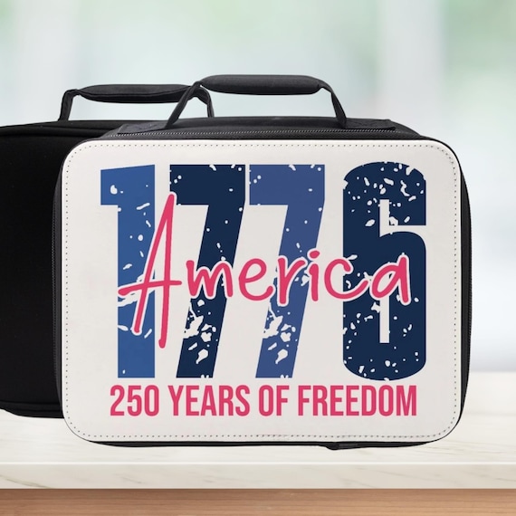 Trendy USA Freedom Insulated Lunch Bag - USA Semi Quincentennial Lunchbox