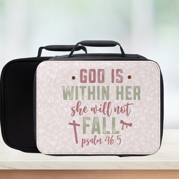 Christian Inspiration Faith Insulated Lunch Bag - Gift for Her