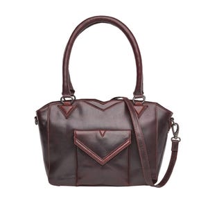 Cartera de cuero Aubrey para porte oculto de Lady Conceal con cremalleras con cierre y funda