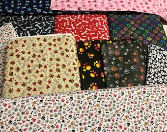 108 Piece Groomer's Pack Paws and Bones Print Bandana Value Pack