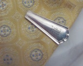 Men 39 s Neck Tie Bar Clip Silverware Mono M - 2 quot or 55mm (40) Many to choose from