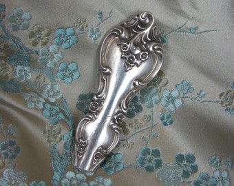 Antique Silver Plate Lapel Pin Scarf Pin Brooch Silverware Spoon Handle Unique - Many to choose from in my shop!!! Gift for mom