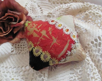 手作りクッション フランスアンティーク イギリスアンティーク doll キルト フランス製アンティークキルトクッション