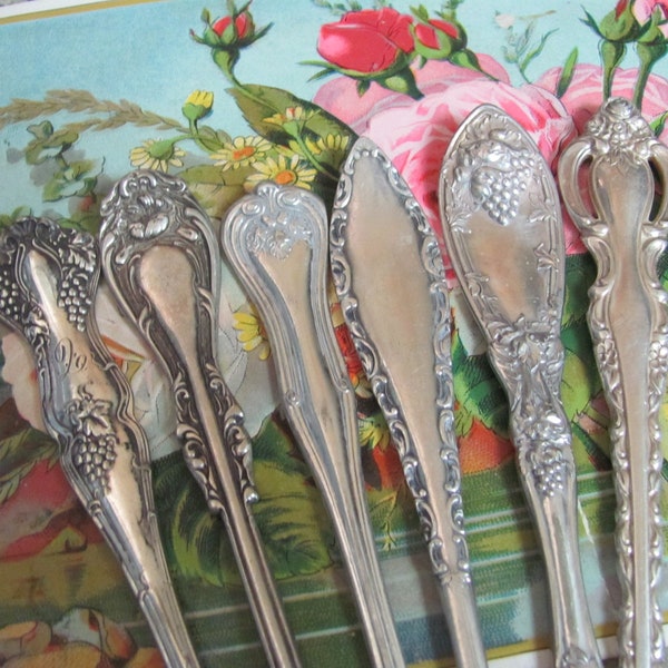 Beautiful Silverware Silver Hair Stick Bun Pick Fancy Unique Ornate //  Made from antique & vintage flatware - Many to choose from!!!