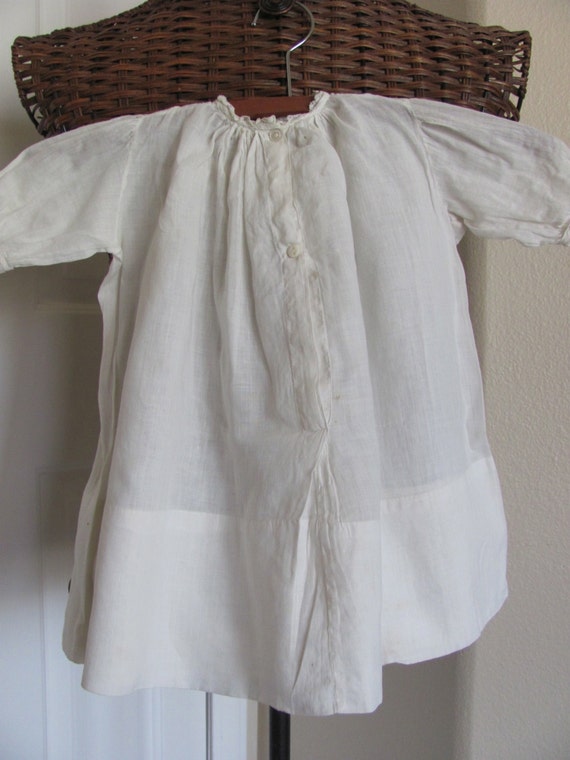 Antique Victorian White  Baby Christening Gown Dr… - image 3