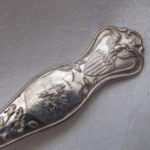 CA California State Silver Plate Silverware Key Chain Keychain Fob Purse Charm Flatware Souvenir // Many others in my shop