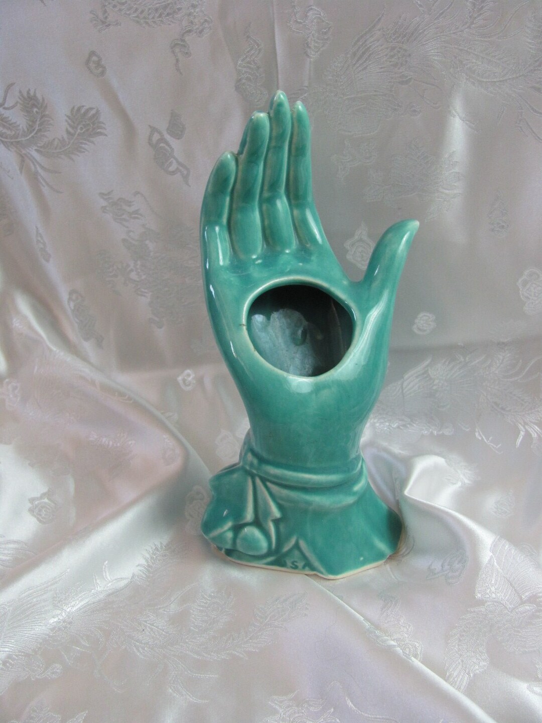 McCoy ヴィンテージ ハンド フラワーベース 花瓶 オブジェ