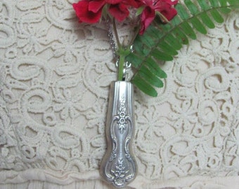 Beautiful Wearable Silver Flower Bud Vase Necklace Pendant - Unique Gift Idea! I have many to choose from