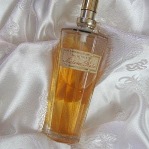 Madame Rochas // Perfume Eau de Toilette Cologne Parfum Bottle 1.7oz 50ml - Vintage Fragrances Glass Bottles