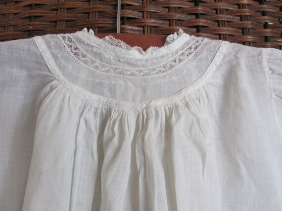 Antique Victorian White  Baby Christening Gown Dr… - image 2