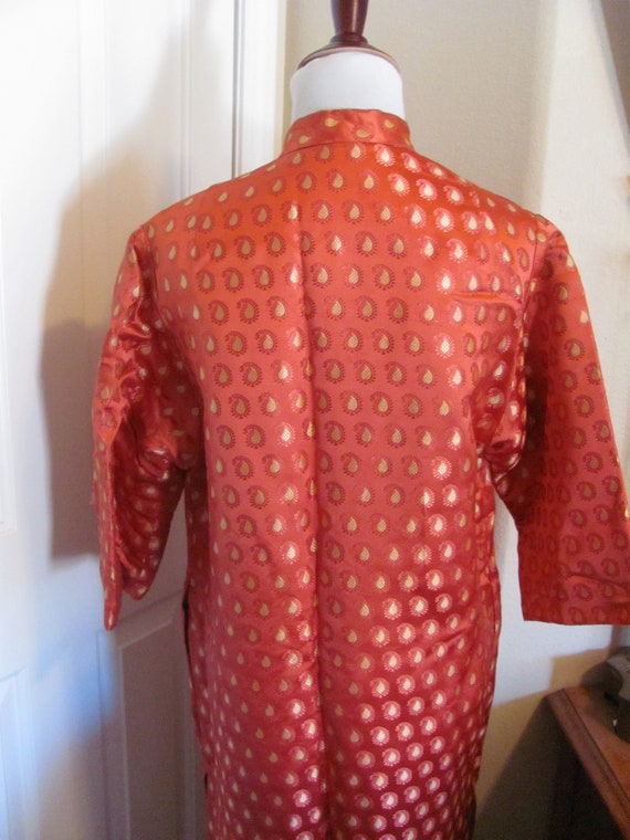 Dynasty Brand Vintage Kimono Jacket Night Coat Re… - image 7