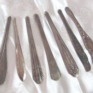 Beautiful Silverware Silver Hair Stick Bun Pick //  Many to choose from in my shop!!!