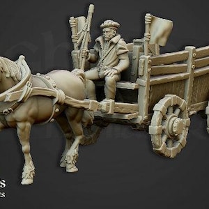 Highlands Miniatures Goldwagen/Vorratswagen
