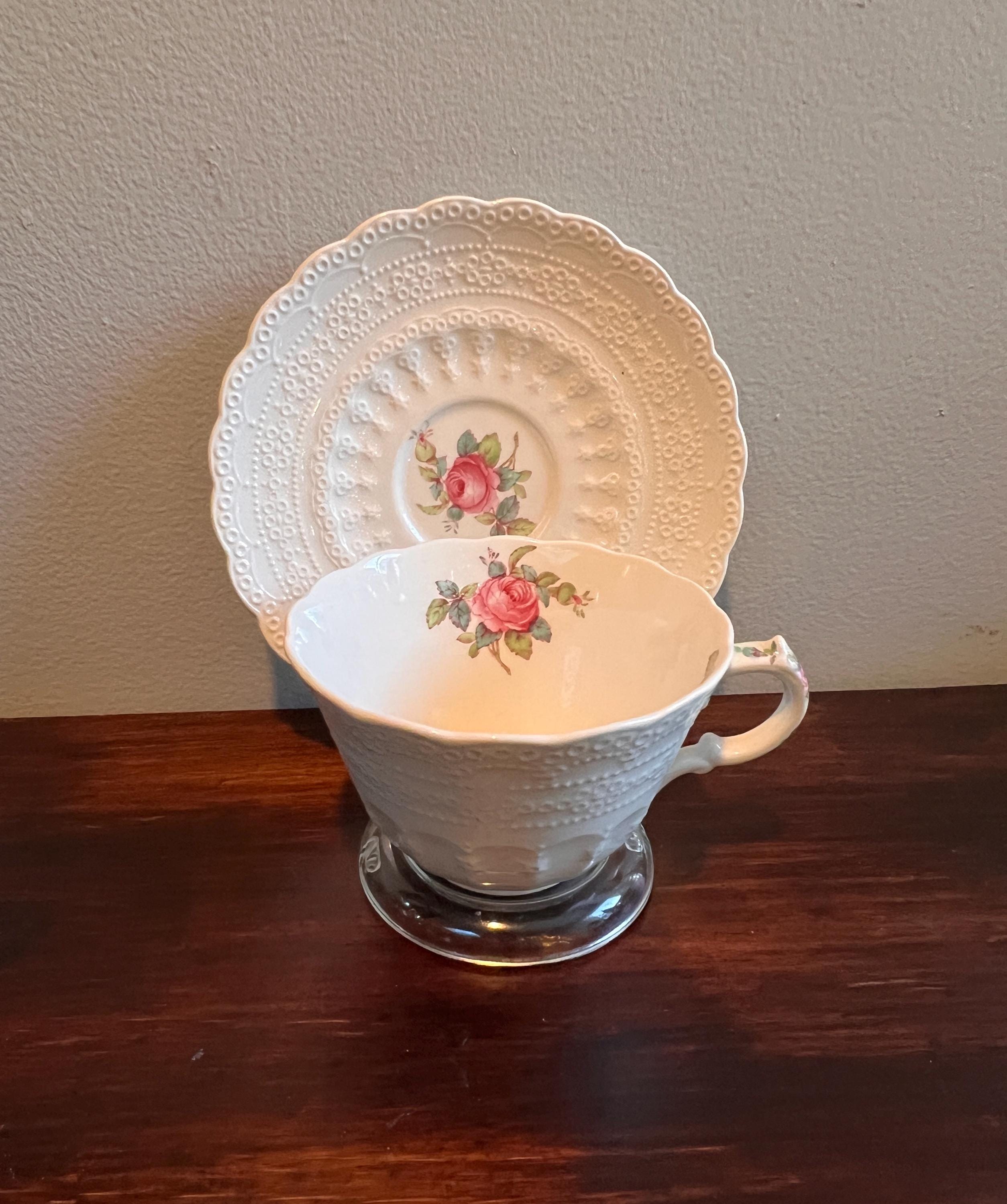 美品♡英国製Spode Billingsley Rose ケーキ皿 20cm Billingsley Rose - Etsy