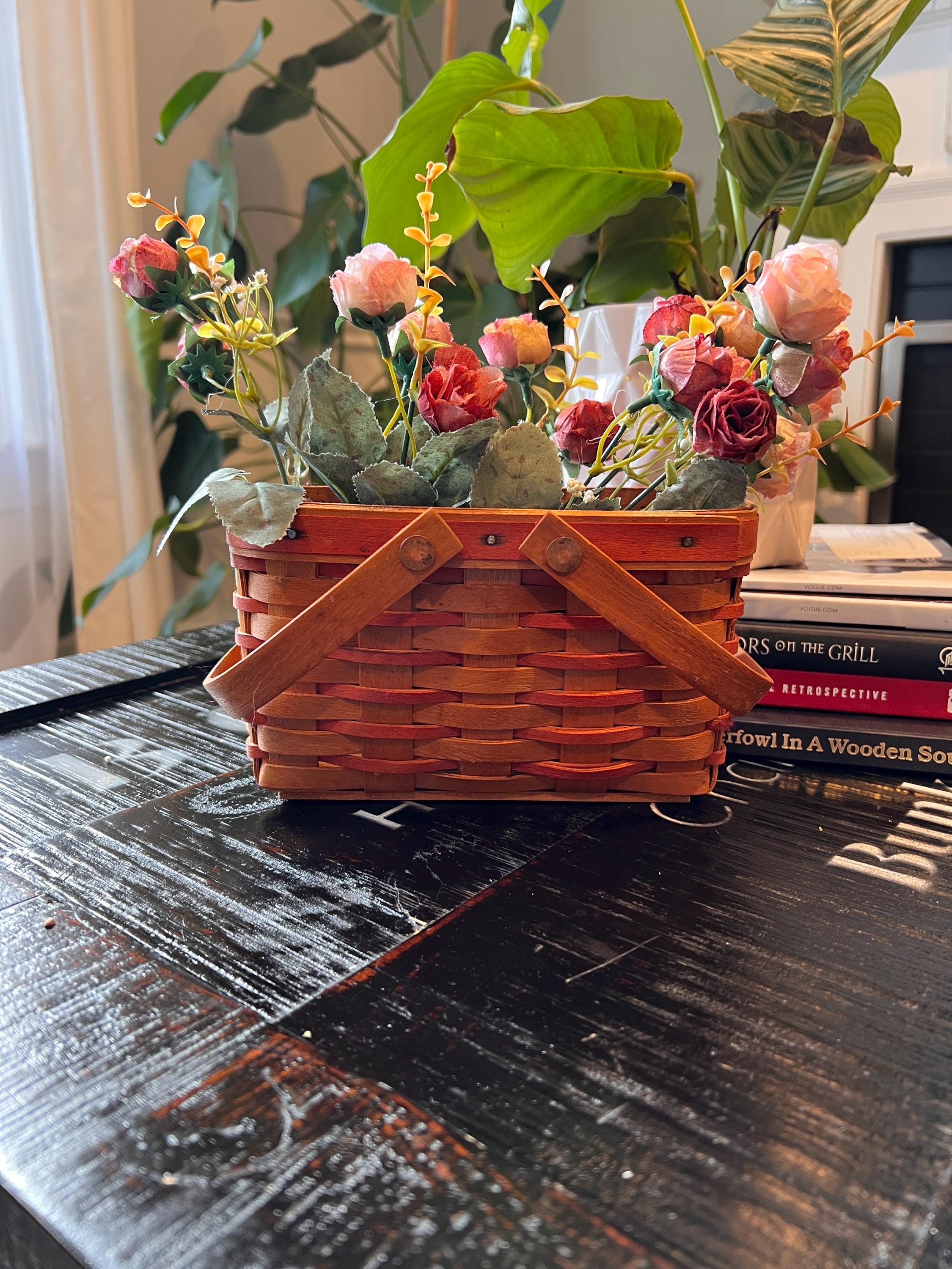 Longaberger ベル型バスケット スタンド付き 2個セット Longaberger Basket With 2 Handles - Etsy