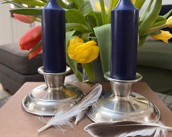 Gorham Vintage Three Sterling Silver Weighted Candleholders #667