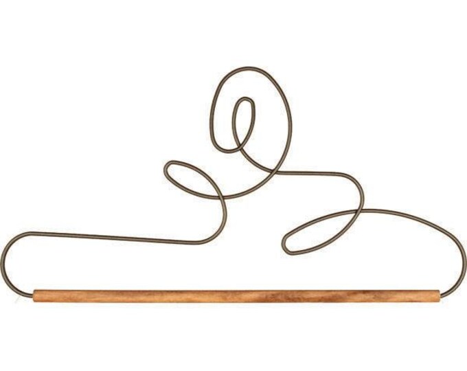 12 crazy Loop Wire W/dowel Display Hanger Etsy