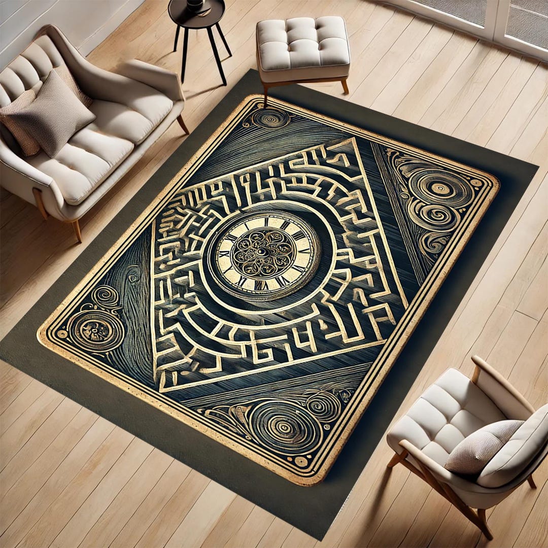 Maze, Clock Patterned, Fantastic Model, Meander, Retro Patterned ...