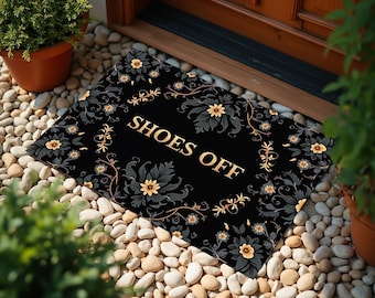 Schuhe aus Fußmatte, Schuhe aus, Housewarminggeschenk, waschbare Fußmatte, rutschfeste Matte, Geschenk für ihn, rutschfest, Matte, personalisierte Fußmatte