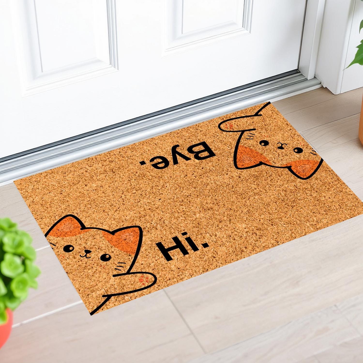 Custom Welcome Doormat | Personalized Entry Rugs | Indoor Outdoor Non-Slip Mat | Washable Housewarming Funny Gift | Uniq Gift Door Mat