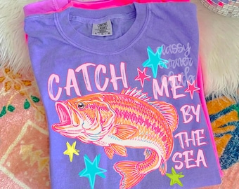 Imagen PNG de peces maximalistas coloridos / Sublimación de playa para vacaciones de verano (descarga digital)