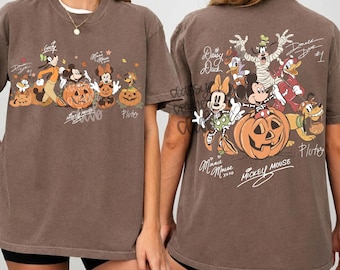 Retro Halloween PNG, Halloween Mickey and Friends Shirt PNG, Family Vacation PNG, Spooky Season Png, Retro Halloween Shirt Png, Digital File