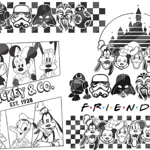 Mega Mickeyy & Friends SVG Bundle, Family Vacation png, Family Trip SVG, Vacay Mode Png, Magic Kingdom SVG, Mickeyy Png, Digital Download image 3