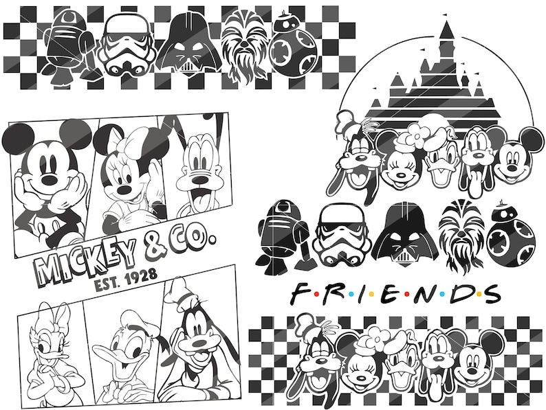 Mega Mickeyy & Friends SVG Bundle, Family Vacation png, Family Trip SVG, Vacay Mode Png, Magic Kingdom SVG, Mickeyy Png, Digital Download image 3