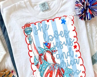 Ama a Jesús y a Estados Unidos también PNG, Fe PNG, Patriótico PNG, Americano PNG, Caprichoso PNG, Femenino PNG, Delicado PNG, Rayas PNG, Día de los Caídos PNG