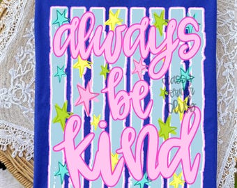 Siempre sé amable PNG, Preppy Motivacional PNG, Tendencias PNG, Verano Neón PNG, Chica PNG, Viral PNG, Frases a rayas PNG, Boutique PNG