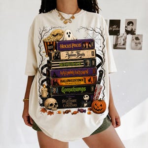 Vintage 90s Halloween PNG, Retro Halloween VHS Nostalgia, Spooky Season Graphic, Halloween Movies VHS Shirt Design, Sublimation Download image 4